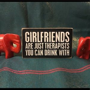 2/$20 Wooden decorative sign